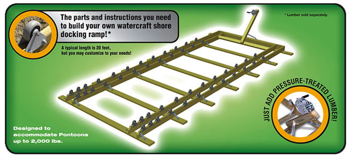 Classic Pontoon Boat Ramp System
